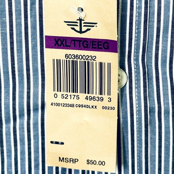 Dockers Khaki Diem Shirt XXL - NWT - Picture 7 of 7